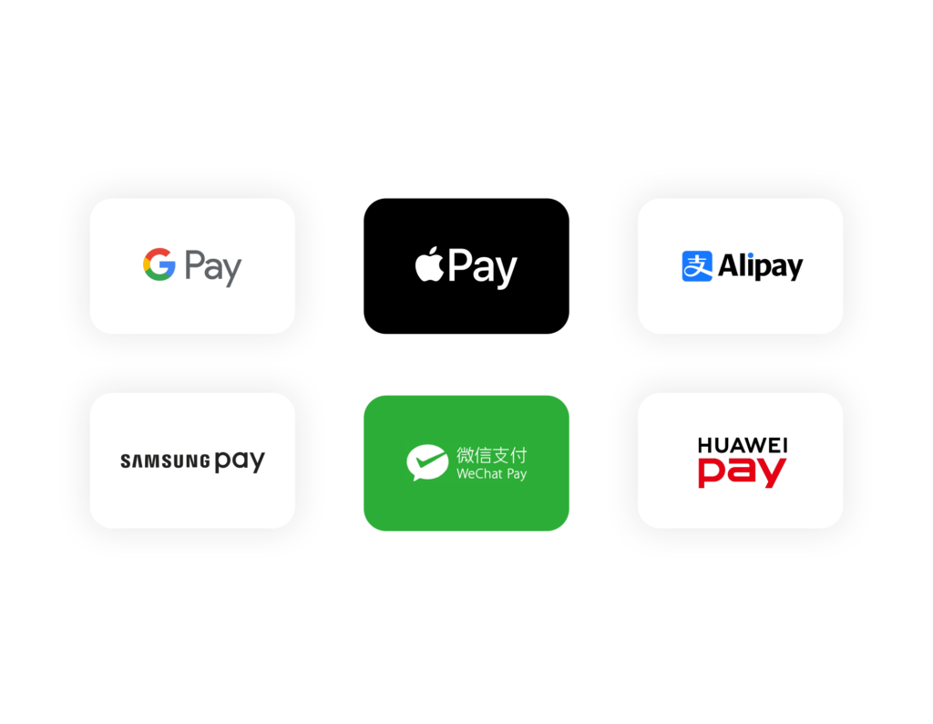 Alternative payment method logos