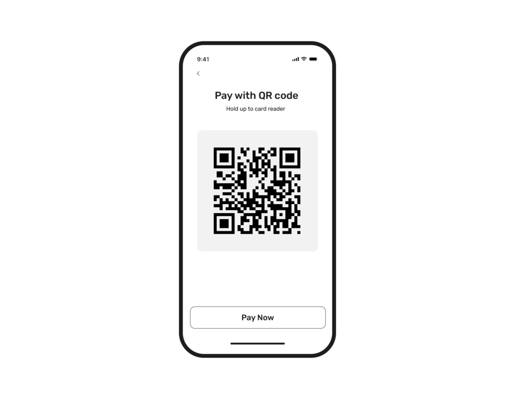 Payment with QR code