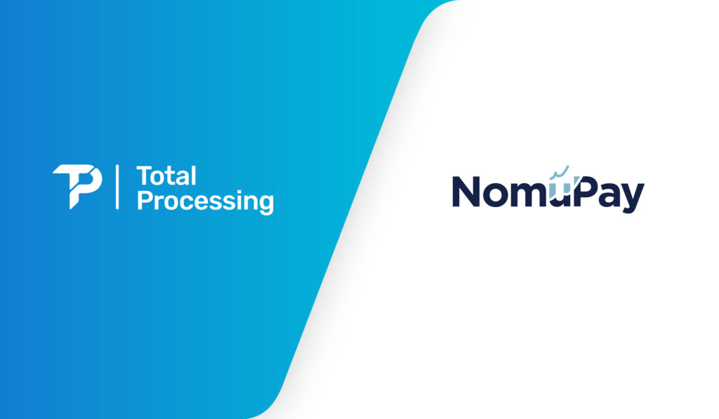 Total Processing and NomuPay logos